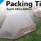 Load light, travel light packing tips