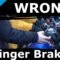 Stop teaching 4 finger braking