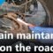 Motorcycle chain maintenance tips while traveling