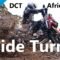 Slide turn, pivot turn, elephant turn  (DCT Africa Twin)
